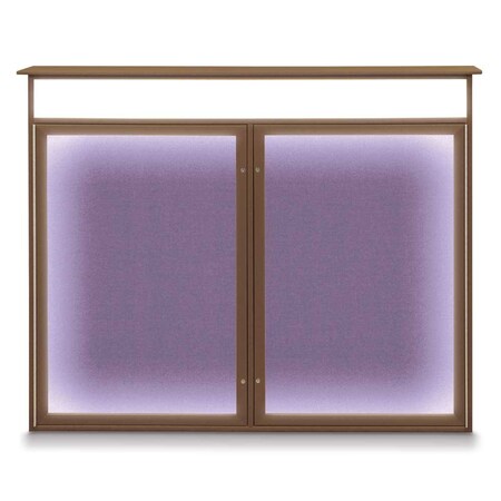 United Visual Products Open Faced Traditional Corkboard, 72x36" UV645A-GOLD-PUMICE